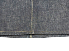 Load image into Gallery viewer, 新品同様 HERMES エルメス 20SS コットン デニムスカート セリエボタン 06-7308 ネイビー サイズ34 中古 4b002936