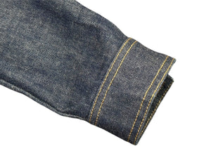 新品同様 HERMES エルメス 20SS コットン デニムジャケット セリエボタン 06-7201 ネイビー サイズ34 中古 4b002937