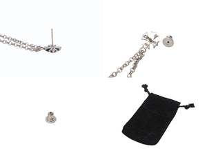 未使用 CHROME HEARTS クロムハーツ DICE DBL ダブルダイス ピアス 重量10.1g 2017/.925刻印 シルバ−925 片耳用 中古 4b002945 