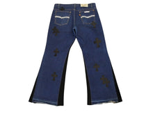 画像をギャラリービューアに読み込む, CHROME HEARTS クロムハーツ ギャラリーデパート ギャラリーデプト Levi&#39;s リーバイス クロスパッチ フレアデニムパンツ サイズ34 20パッチ 美品 中古 4b002946 