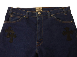 CHROME HEARTS クロムハーツ ギャラリーデパート ギャラリーデプト Levi's リーバイス クロスパッチ フレアデニムパンツ サイズ34 20パッチ 美品 中古 4b002946 