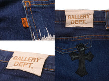 画像をギャラリービューアに読み込む, CHROME HEARTS クロムハーツ ギャラリーデパート ギャラリーデプト Levi&#39;s リーバイス クロスパッチ フレアデニムパンツ サイズ34 20パッチ 美品 中古 4b002946 