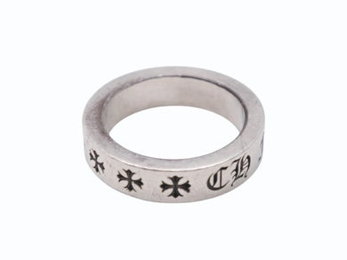 CHROME HEARTS クロムハーツ スペーサーフォーエバー リング 6mm シルバー925 アクセサリー 指輪 ジュエリー 11.5g サイズ21号 美品 中古 4b002950 
