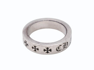 CHROME HEARTS クロムハーツ スペーサーフォーエバー リング 6mm シルバー925 アクセサリー 指輪 ジュエリー 11.5g サイズ21号 美品 中古 4b002950 