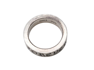 CHROME HEARTS クロムハーツ スペーサーフォーエバー リング 6mm シルバー925 アクセサリー 指輪 ジュエリー 11.5g サイズ21号 美品 中古 4b002950 
