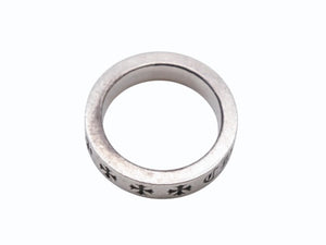CHROME HEARTS クロムハーツ スペーサーフォーエバー リング 6mm シルバー925 アクセサリー 指輪 ジュエリー 11.5g サイズ21号 美品 中古 4b002950 