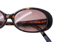 Load image into Gallery viewer, MIUMIU ミュウミュウ ラインストーン ロゴ サングラス ブラウン プラスチック 54☐15 SMU21G シルバー金具 アイウェア 小物 美品 中古 4b002953