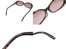 Load image into Gallery viewer, MIUMIU ミュウミュウ ラインストーン ロゴ サングラス ブラウン プラスチック 54☐15 SMU21G シルバー金具 アイウェア 小物 美品 中古 4b002953