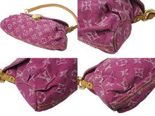 Load image into Gallery viewer, 極美品 LOUIS VUITTON ルイヴィトン ミニプリーティ ワンショルダーバッグ M95216 モノグラム デニム ピンク 中古 4b002954