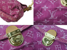 Load image into Gallery viewer, 極美品 LOUIS VUITTON ルイヴィトン ミニプリーティ ワンショルダーバッグ M95216 モノグラム デニム ピンク 中古 4b002954