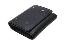 Load image into Gallery viewer, 極美品 Mainson Margiela メゾンマルジェラ 三つ折り財布 四つタグ カーフ ブラック SA3UI0017P4745T8013 中古 4b002957