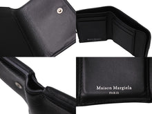 Load image into Gallery viewer, 極美品 Mainson Margiela メゾンマルジェラ 三つ折り財布 四つタグ カーフ ブラック SA3UI0017P4745T8013 中古 4b002957