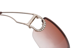 新品未使用 Dior ディオール サングラス グラデーションレンズ ナイロン 合金 ワインレッド サイズ61□14 127 中古 4b002958