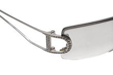 Load image into Gallery viewer, 新品未使用 Dior ディオール サングラス グラデーションレンズ ナイロン 合金 シルバー サイズ61□14 127 中古 4b002960