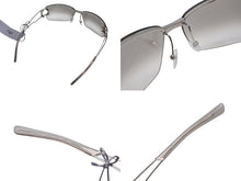 Load image into Gallery viewer, 新品未使用 Dior ディオール サングラス グラデーションレンズ ナイロン 合金 シルバー サイズ61□14 127 中古 4b002960