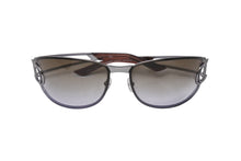 Load image into Gallery viewer, 新品未使用 Dior ディオール サングラス スモークグラデーショングラス シルバー ブラウン サイズ61□14-115 中古 4b002961