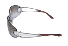 Load image into Gallery viewer, 新品未使用 Dior ディオール サングラス スモークグラデーショングラス シルバー ブラウン サイズ61□14-115 中古 4b002961