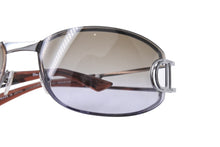 Load image into Gallery viewer, 新品未使用 Dior ディオール サングラス スモークグラデーショングラス シルバー ブラウン サイズ61□14-115 中古 4b002961