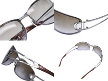 Load image into Gallery viewer, 新品未使用 Dior ディオール サングラス スモークグラデーショングラス シルバー ブラウン サイズ61□14-115 中古 4b002961