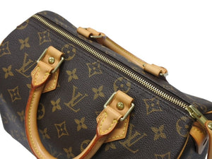 極美品 LOUIS VUITTON ルイヴィトン スピーディー25 ハンドバック M41528 モノグラム PVC レザー 中古 4b002962