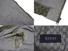 画像をギャラリービューアに読み込む, GUCCI グッチ シェリーライン GG柄 ナイロン ジップアップジャケット 219382 Z7313 ベージュ サイズ48 美品 中古 4b002964 