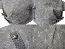 Load image into Gallery viewer, LOUIS VUITTON ルイヴィトン ネオカヴィMM 2WAYハンドバッグ M95837 モノグラムデニム グレー アンティークゴールド 美品 中古 4b002968