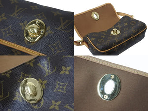 LOUIS VUITTON ルイヴィトン ティカルPM ワンショルダーバッグ M40078 モノグラム ブラウン ゴールド 美品 中古 4b002970