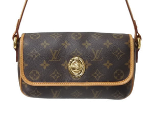 LOUIS VUITTON ルイヴィトン ティカルPM ワンショルダーバッグ M40078 モノグラム ブラウン ゴールド 美品 中古 4b002970