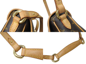 LOUIS VUITTON ルイヴィトン ティカルPM ワンショルダーバッグ M40078 モノグラム ブラウン ゴールド 美品 中古 4b002970