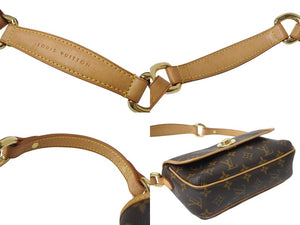 LOUIS VUITTON ルイヴィトン ティカルPM ワンショルダーバッグ M40078 モノグラム ブラウン ゴールド 美品 中古 4b002970