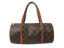 Load image into Gallery viewer, LOUIS VUITTON ルイヴィトン パピヨン30 モノグラムキャンバス ハンドバッグ 旧型 筒形 M51365 ブラウン 美品 中古 4b002971