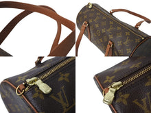 Load image into Gallery viewer, LOUIS VUITTON ルイヴィトン パピヨン30 モノグラムキャンバス ハンドバッグ 旧型 筒形 M51365 ブラウン 美品 中古 4b002971
