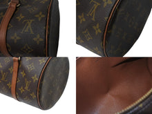 Load image into Gallery viewer, LOUIS VUITTON ルイヴィトン パピヨン30 モノグラムキャンバス ハンドバッグ 旧型 筒形 M51365 ブラウン 美品 中古 4b002971