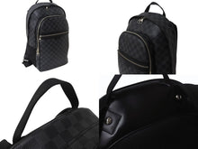 Load image into Gallery viewer, 極美品 LOUISVUITTON ルイヴィトン ミカエル バックパック リュック N58024 ダミエグラフィット ブラック 中古 4b002973