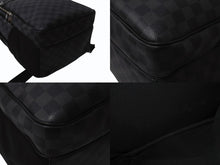 Load image into Gallery viewer, 極美品 LOUISVUITTON ルイヴィトン ミカエル バックパック リュック N58024 ダミエグラフィット ブラック 中古 4b002973