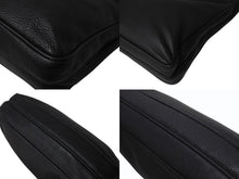 Load image into Gallery viewer, PRADA プラダ ショルダーバッグ クロスボディバッグ トライアングルロゴ VA1034 レザー ブラック シルバー金具 美品 中古 4b002989