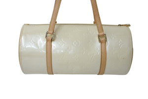 LOUIS VUITTON ルイヴィトン ベッドフォード ハンドバッグ M91331 モノグラムヴェルニ 筒型 ゴールド金具 イエロー 美品 中古 4c002990