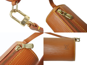 極美品 LOUIS VUITTON ルイヴィトン スフロ ハンドバッグ M52223 エピ レザー ブラウン ゴールド金具 中古 4b002992