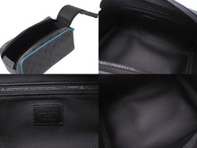 Load image into Gallery viewer, 新品同様 LOUISVUITTON ルイヴィトン モノグラムエクリプスリバースドップキット クラッチバッグ M11482 グレー ターコイズ 中古 4b002993