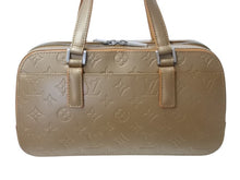 Load image into Gallery viewer, 極美品 LOUIS VUITTON ルイヴィトン ハンドバッグ シェルトン M55177 モノグラムマット マットゴールド シルバー金具 中古 4b002996