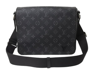 新品未使用 LOUIS VUITTON ルイヴィトン ディストリクトPM ショルダーバッグ M46255 モノグラムエクリプスキャンバス 中古 4b003009