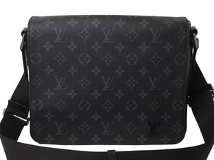 新品未使用 LOUIS VUITTON ルイヴィトン ディストリクトPM ショルダーバッグ M46255 モノグラムエクリプスキャンバス 中古 4b003009