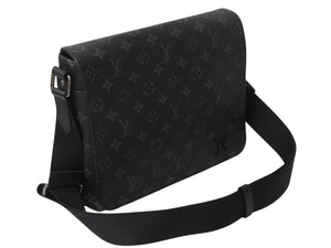 新品未使用 LOUIS VUITTON ルイヴィトン ディストリクトPM ショルダーバッグ M46255 モノグラムエクリプスキャンバス 中古 4b003009