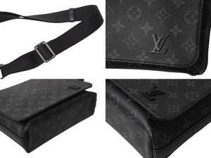 新品未使用 LOUIS VUITTON ルイヴィトン ディストリクトPM ショルダーバッグ M46255 モノグラムエクリプスキャンバス 中古 4b003009