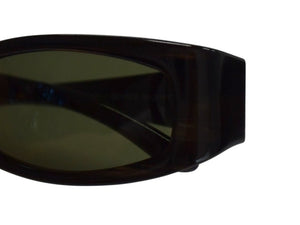 GUCCI グッチ サングラス アイウェア GG 1483/S AD6 サイズ53□16 125 スクエア ブラウン イタリア製 ロゴ金具 美品 中古 4b003013 