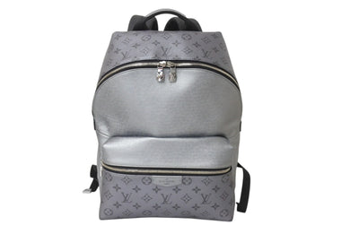 LOUIS VUITTON ルイヴィトン ディスカバリー バックパックPM リュック M30835 タイガラマ モノグラム シルバー グレー 美品 中古 4b003023