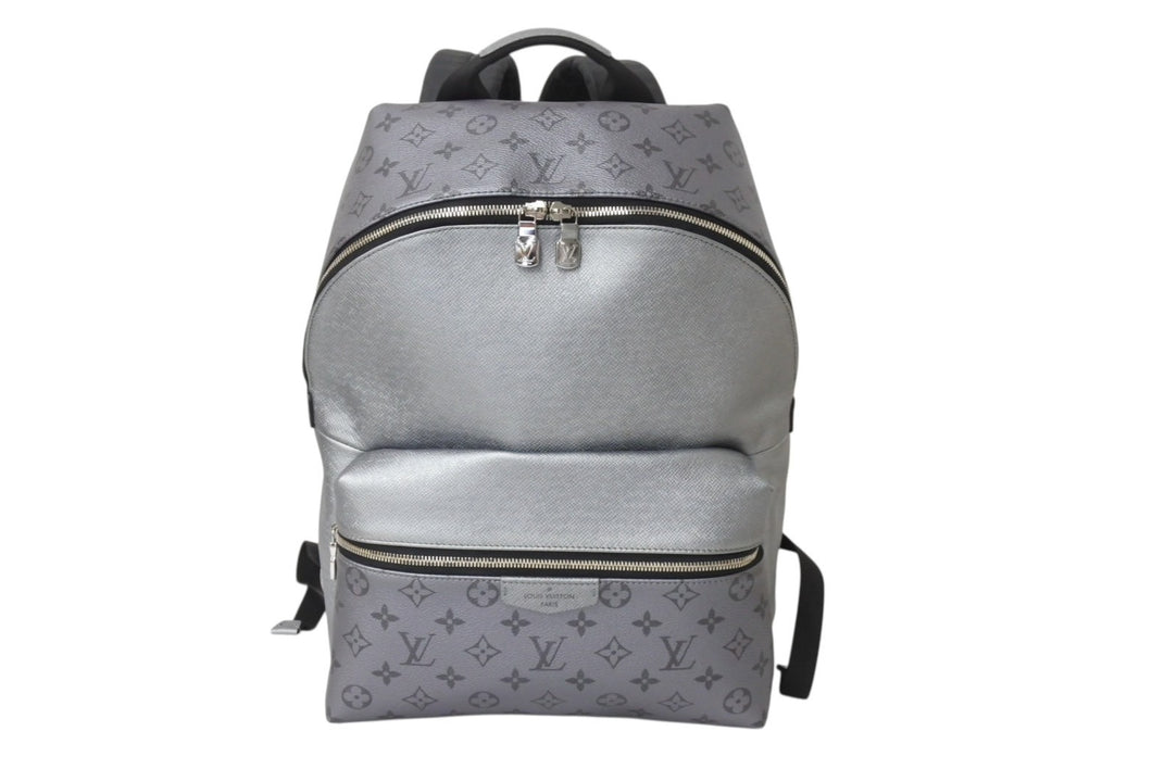 LOUIS VUITTON ルイヴィトン ディスカバリー バックパックPM リュック M30835 タイガラマ モノグラム シルバー グレー 美品 中古 4b003023
