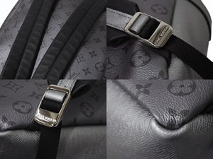 LOUIS VUITTON ルイヴィトン ディスカバリー バックパックPM リュック M30835 タイガラマ モノグラム シルバー グレー 美品 中古 4b003023