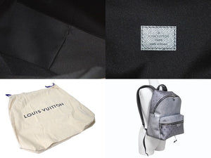 LOUIS VUITTON ルイヴィトン ディスカバリー バックパックPM リュック M30835 タイガラマ モノグラム シルバー グレー 美品 中古 4b003023