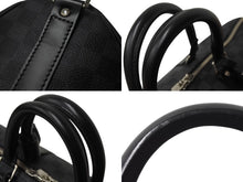 Load image into Gallery viewer, 極美品 LOUISVUITTON ルイヴィトン キーポルバンドリエール45 ボストンバッグ N41418 ダミエグラフィット ブラック 中古 4b003027